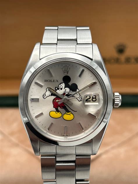 Rolex Oyster Date Precision Mickey mouse Dial 